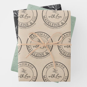 Handmade Packaging Artisan Crafter Maker Gifting Wrapping Paper Sheet
