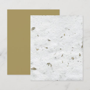 Handmade paper gold flakes scrapbook paper