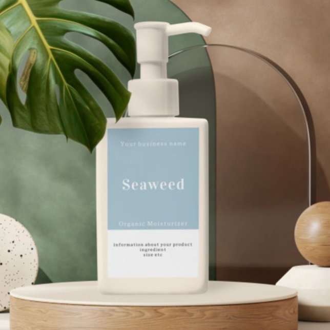 Handmade Personalized Product Information  Sticker (Handmade Personalized Product Information Rectangular Stickers by Ricaso for your craft creations)