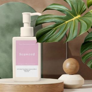 Handmade Personalized Product Information Sticker