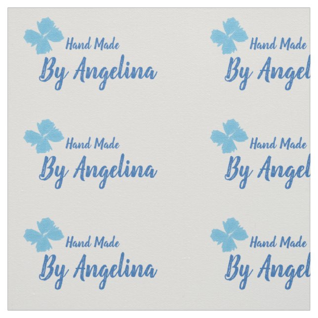 Handmade personalized sewing labels fabric (Swatch)