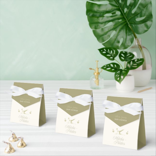 Handmade pilates baby shower favor box (Multiple)