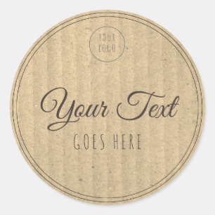 Handmade Product Simple Trendy Modern Classic Round Sticker