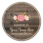 Handmade Product Vintage Floral Rustic Wood