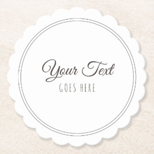 Handmade Product Vintage Simple Trendy Paper Coaster