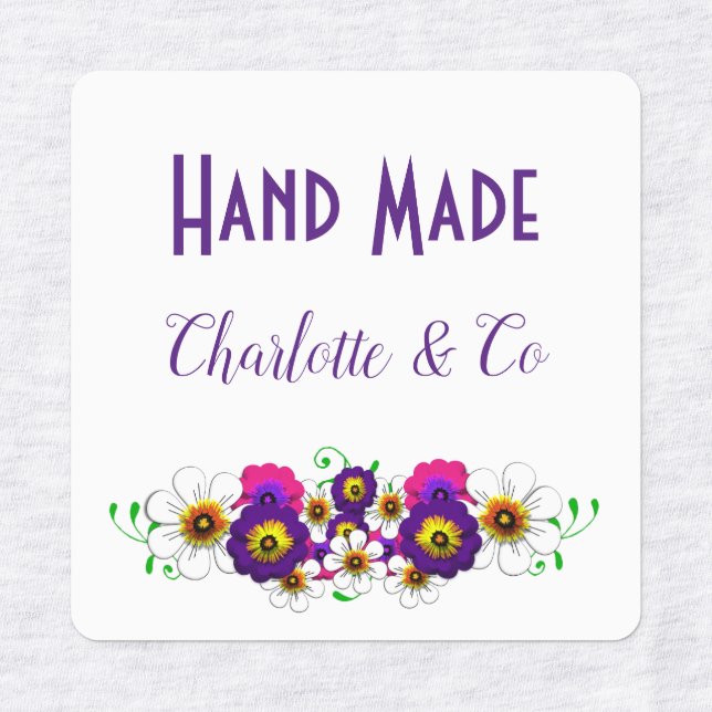 Handmade Products Personalized (Design 1)