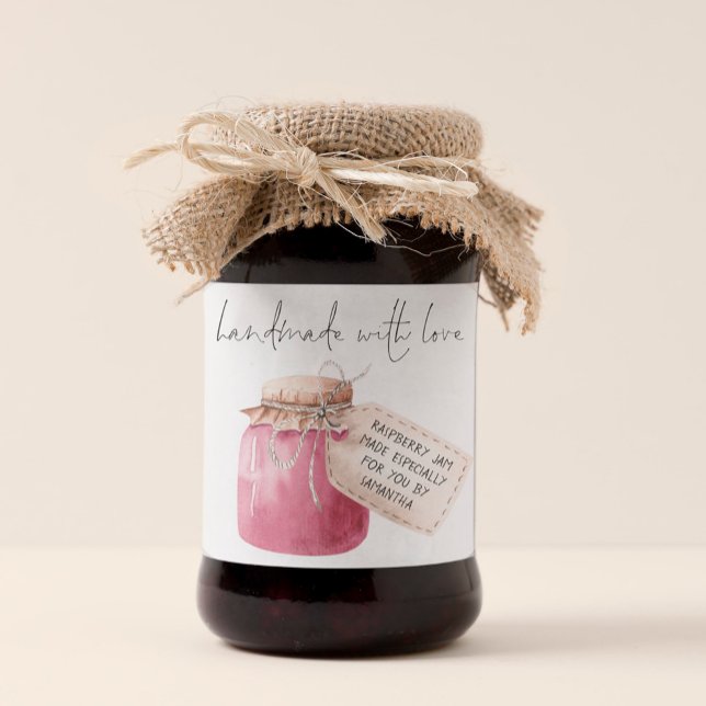 Handmade Raspberry Jam Label Name (Creator Uploaded)