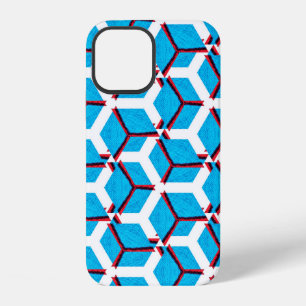 handmade raster seamless ethnic pattern with fabri iPhone 12 case