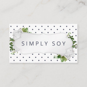 Handmade Scented Candles And Soy Wax Melts Business Card