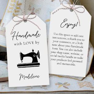 Handmade Sewing Artisan Crafter Quilter Label Tag