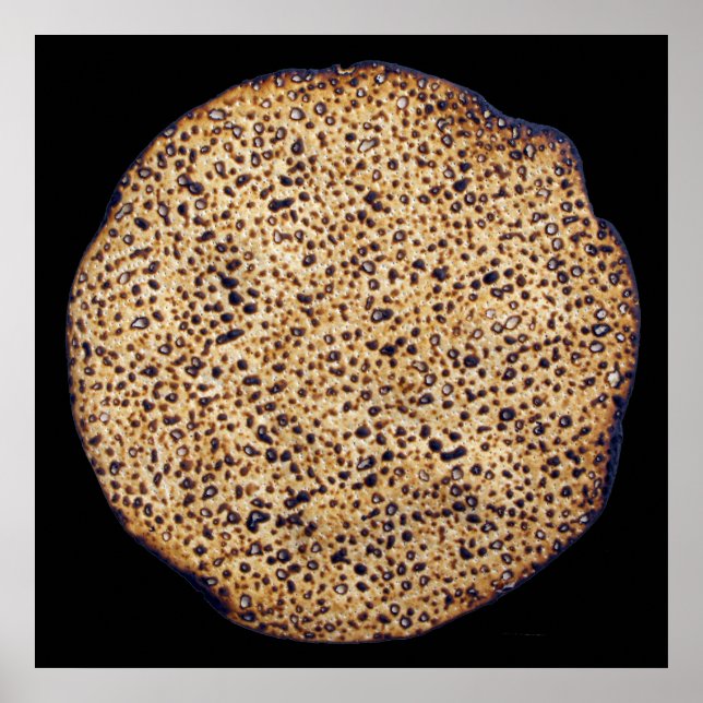 Handmade Shmura Matzah Poster (Front)