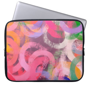 Handmade surreal abstract pattern. Modern artistic Laptop Sleeve