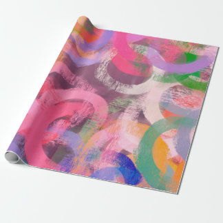 Handmade surreal abstract pattern. Modern artistic Wrapping Paper