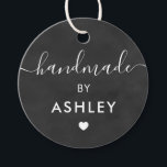 Handmade Tags, Custom Craft Shop Tag, Chalkboard Favour Tags<br><div class="desc">These are the perfect little gift tags. You can customize front and back text.</div>