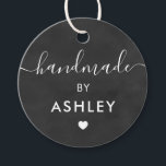 Handmade Tags, Custom Craft Shop Tag, Chalkboard Favour Tags<br><div class="desc">These are the perfect little gift tags. You can customize front and back text.</div>