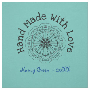 Handmade Uncut Personalized Quilt Sewing Labels  Fabric