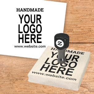 Handmade Website Your Business Logo Custom Rubber Stamp