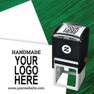 Handmade Website Your Business Logo Custom Self-inking Stamp