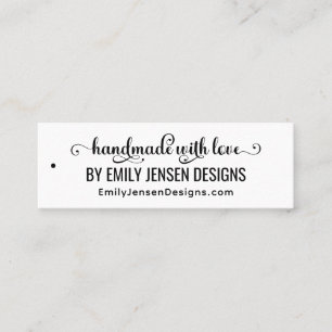 Handmade With Love #3 Business Name Website URL HT Mini Business Card
