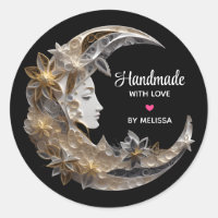 Handmade with Love Beautiful Face in the Moon
