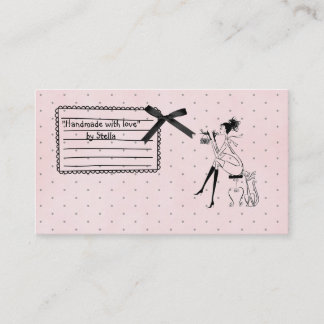 handmade with love business card