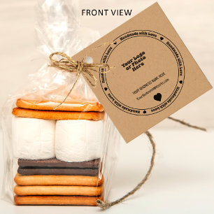 Handmade with Love Business Insert - Monochromatic Favour Tags