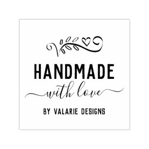 Handmade with Love Business Self-inking Stamp