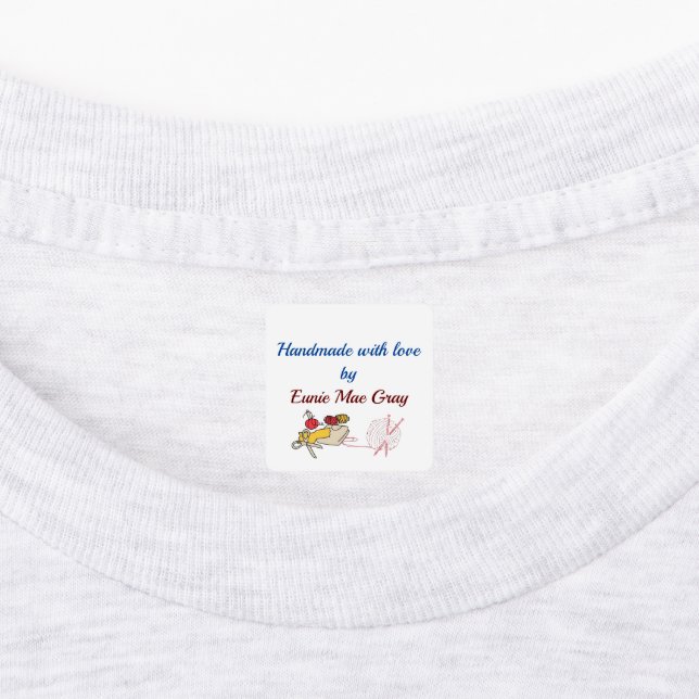 Handmade with love by (Affixed)