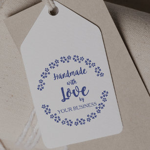 Handmade With Love Design For Artisan Items Rubber Stamp