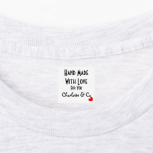 Handmade With Love For You Personalized