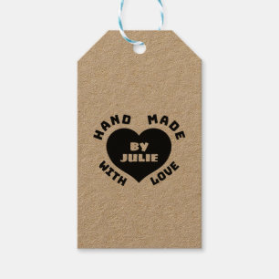 Handmade with love gift tags