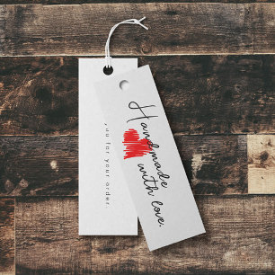 Handmade With Love Hang Tag Cards