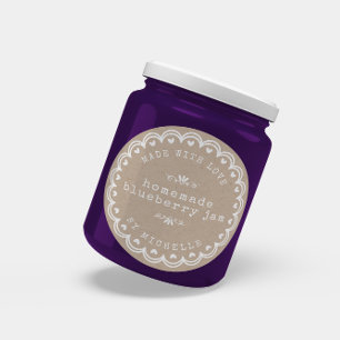 Handmade With Love Jam Label Canning Sticker