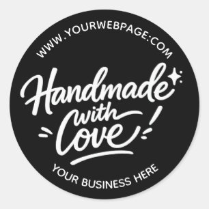Handmade With Love Packaging Sticker