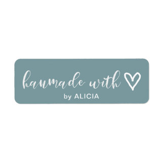 Handmade with Love | Pastel Monogram Label