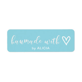 Handmade with Love | Pastel Monogram Label