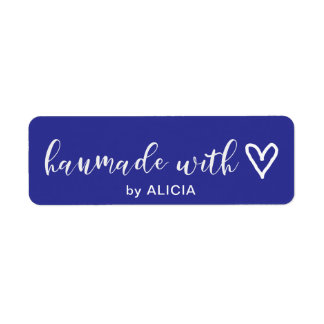 Handmade with Love | Pastel Monogram Label