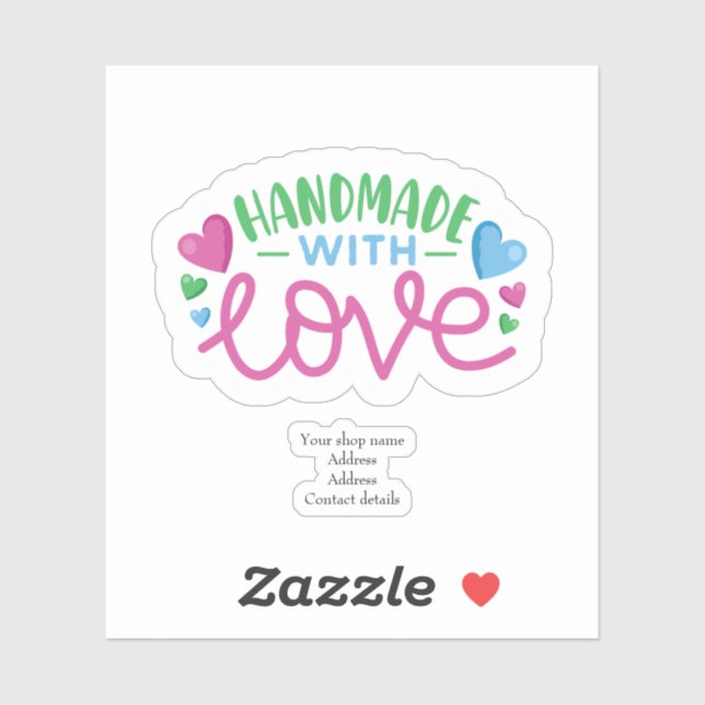 Handmade with Love Personalized (Sheet)