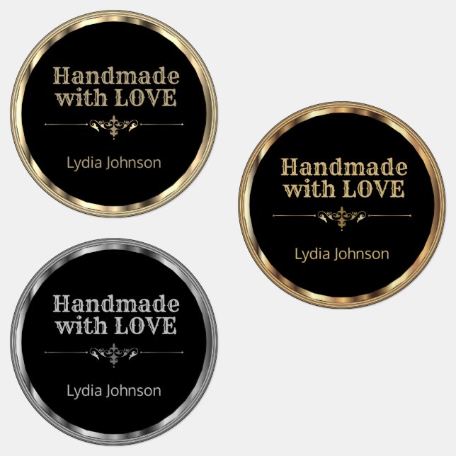 Handmade with Love - Personalized Labels (Group)