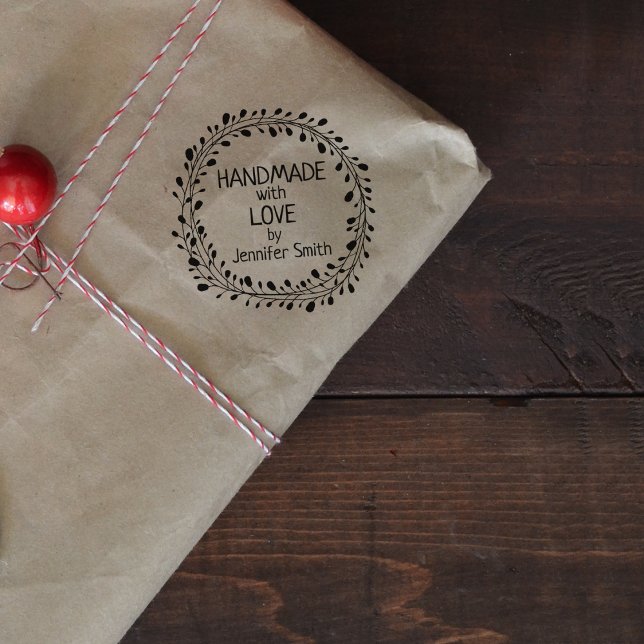 Handmade with Love,   Rubber Stamp (Creator Uploaded)