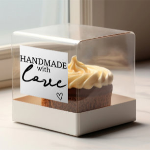 Handmade with love  rubber stamp