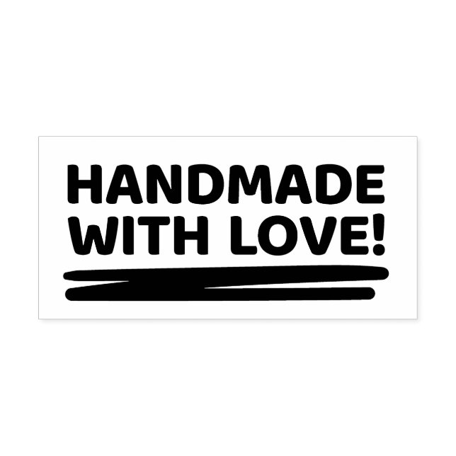 Handmade With Love Self Inking Stamp for Makers (Design)