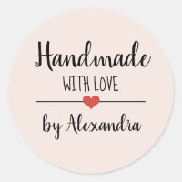 Handmade with love simple script