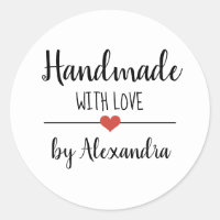 Handmade with love simple script custom