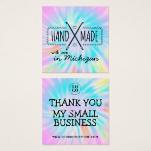 Handmade with love - small business package insert
