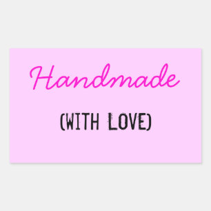 Handmade With Love Sticker