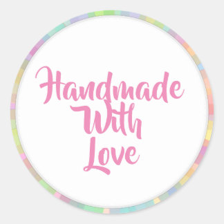 Handmade With Love Stickers