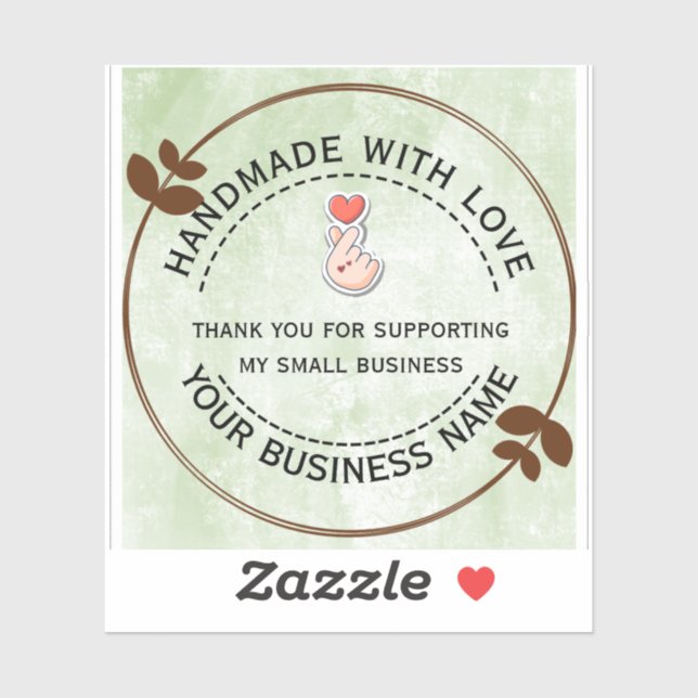 handmade with love | thank you for supporting  (Sheet)