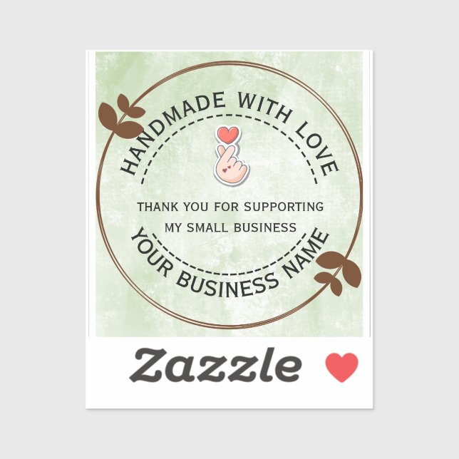 handmade with love | thank you for supporting  (Sheet)