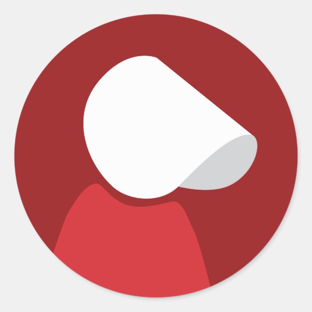Handmaid's Tale Feminist Protest |  Classic Round Sticker (Front)